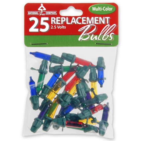 Multicolor Replacement Bulbs, 25ct.